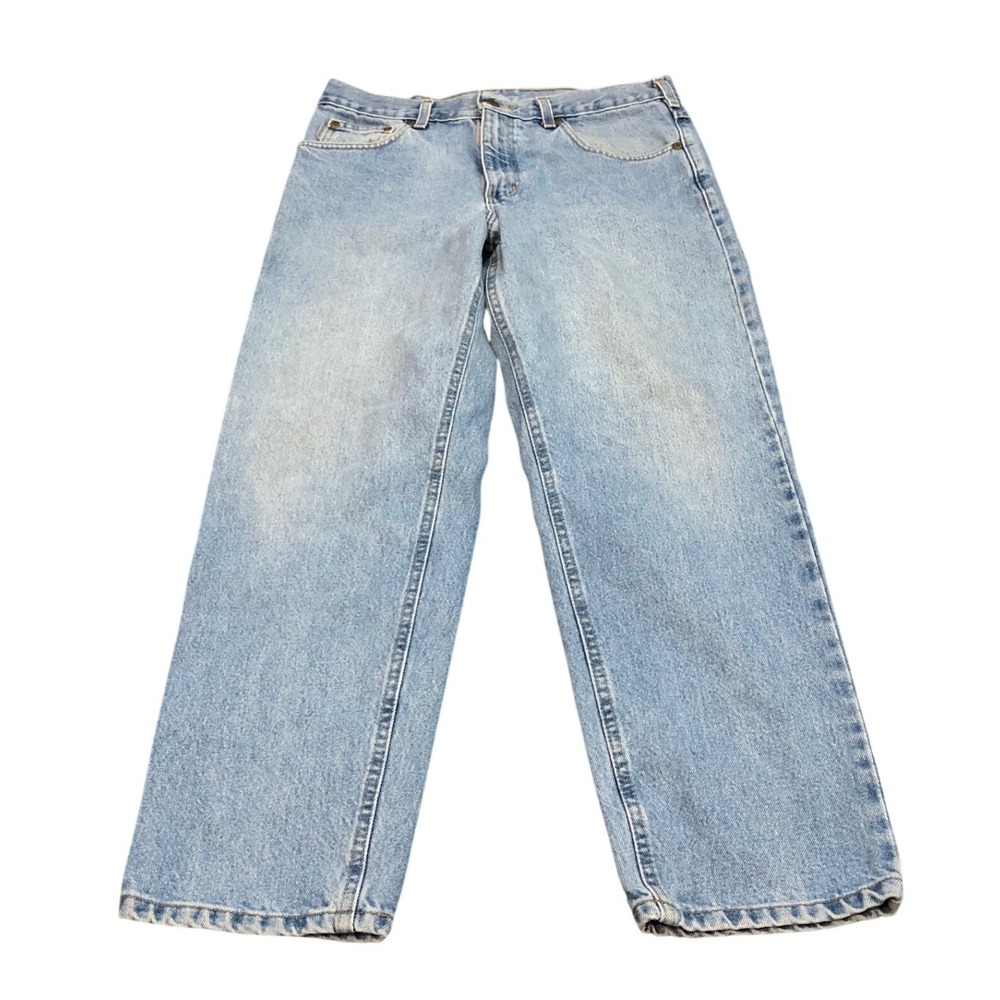 Carhartt B17 STW Jeans Mens 34x28 Blue Relaxed Fit Stonewash Denim